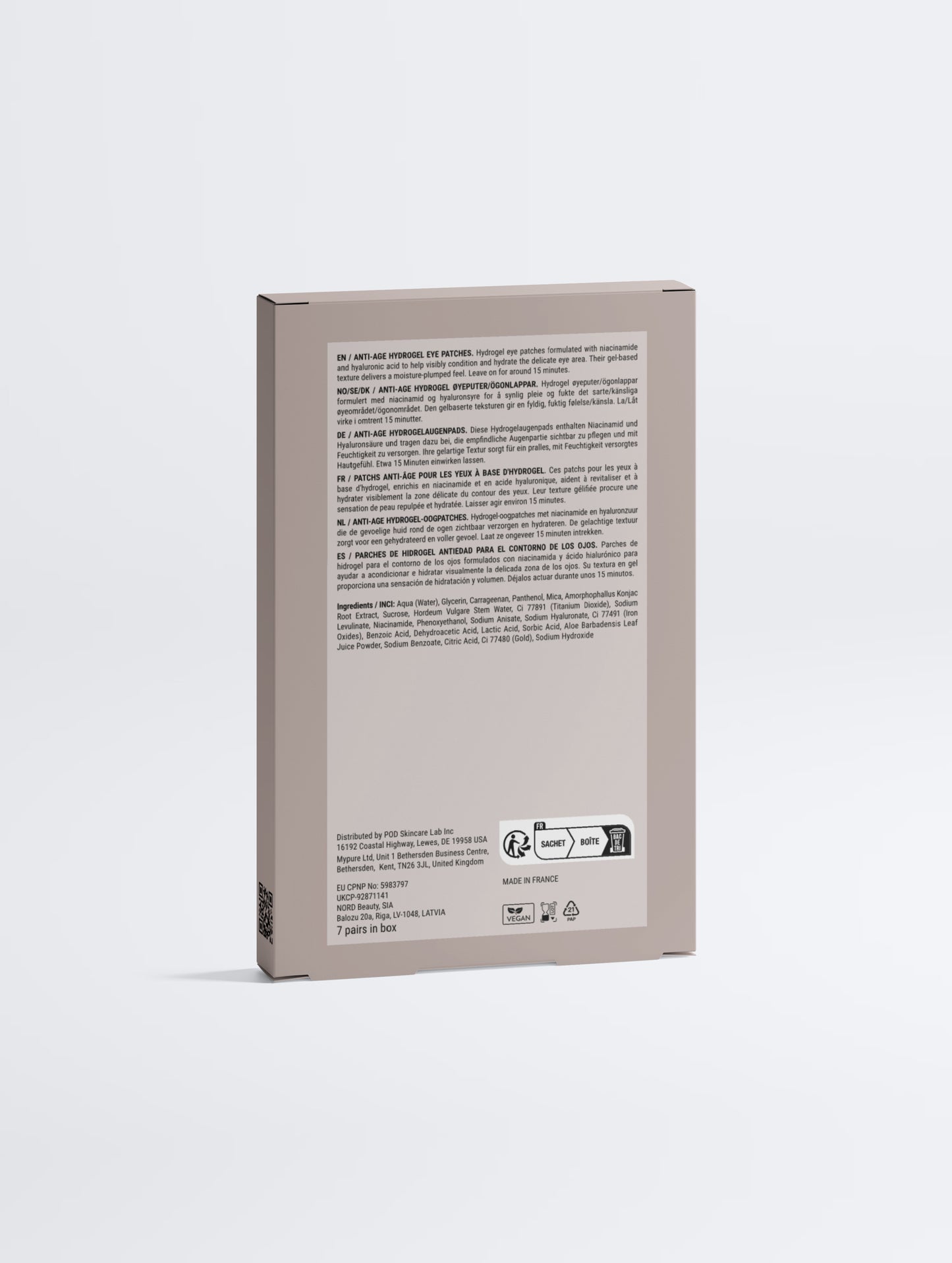 AGE DEFENSE – Anti-Age Hydrogel Augenpads