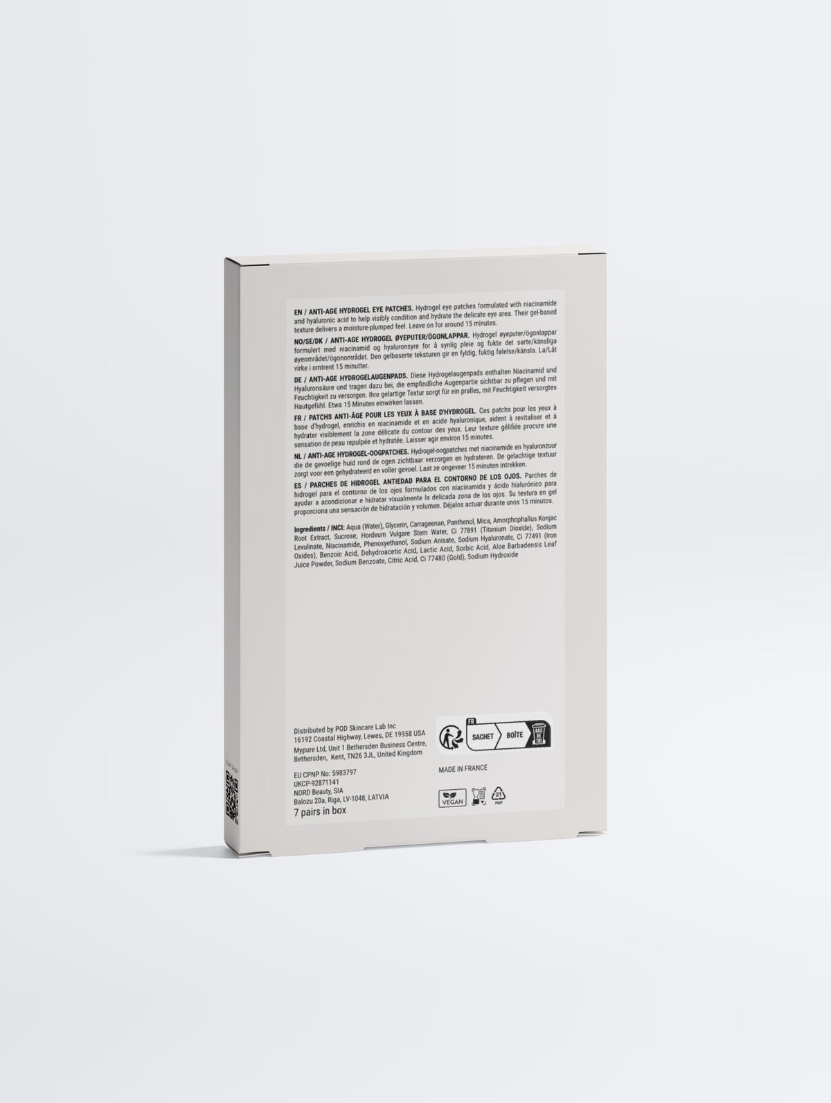 AGE DEFENSE – Anti-Age Hydrogel Augenpads