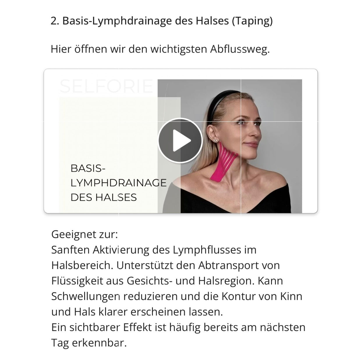 4-Tage Face Taping Intensiv